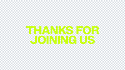 Lightspeed Rays Thanks for Joining Us | Church Motion Graphics