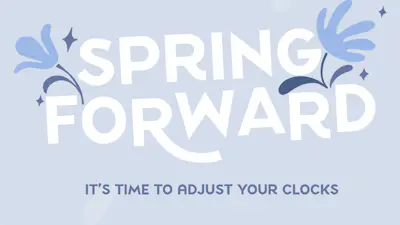 Spring Forward Daylight Savings Reminder Story | Church Motion Graphics